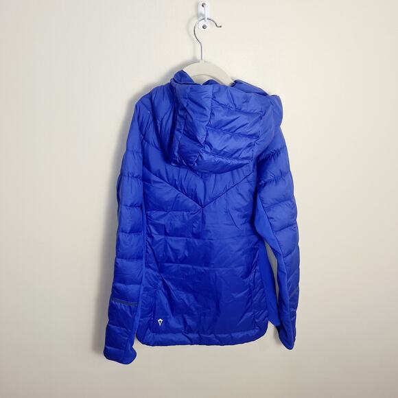 Ivivva by Lululemon Girls Up to Snow Good Down Jacket Blue Size 12 - Picture 8 of 9